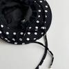 Black Dot Bucket Hats Leopard Print Sun Hat Versatile Big Brim Hat  Outdoor Beach Vacation Wear