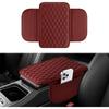 Amiss Car Center Console cover,Upgraded Leather Car Armrest pad,Belt 2 A Storage pocket,Universal Waterproof pad,Anti-slip Car Interior