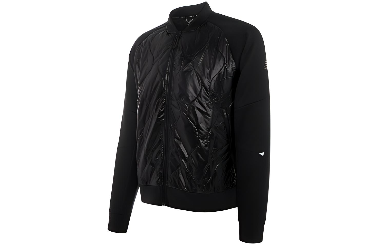 New Balance Puffer Jackets Men s Black Baseball Collar Moderate Other MJ03266-BK M