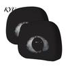 Universal Fit Headrest Covers 2Pcs Spooky Car Covers, Cartoon Evil Face Auto Seat Funny Accessories Protectors, Elastic Protectors for Cars