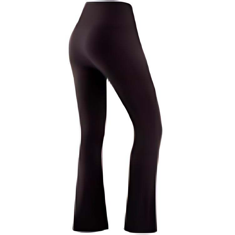Anta Solid Color Fleece High Waist Casual Pants Women Bottoms Dark-Brown 962447302-3