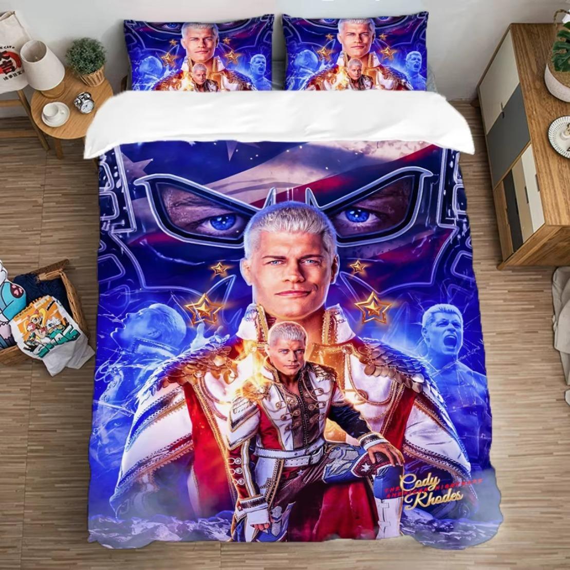 

Cody Rhodes Bedding Set,American Nightmare Cody Rhodes Duvet Cover Pillowcase Adult Boy Girl Bedroom Decoration Children Gift 135x200cm-2pcs