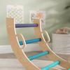 Montessori Climbing Triangle Rocket, 8-in-1, Arch, Ramp, 18-48 Months, Blue