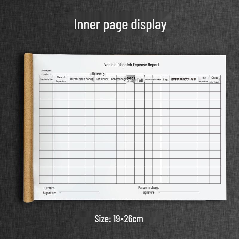 Comprehensive Vehicle and Freight Logbook