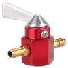 6mm CNC Aluminum Inline Gas Fuel Tap Petcock Switch For PIT PRO Quad Dirt Bike ATV (Red)