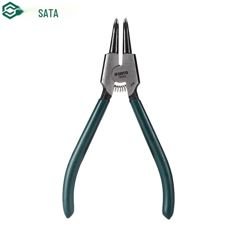 SATA Bent Nose External Snap Ring Pliers 7 inch