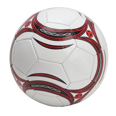 Thickened No.5 Soccer PVC Practice Soccer Red Fire Pattern Soccer for Soccer Games Practice
