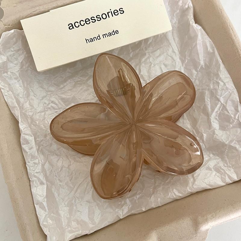 Floral Large Hair Claws Clips Crab Hair Clamps Women Girls Ponytail Holder Big Hair Barrettes Hairpins Hair Accessories Fashion
