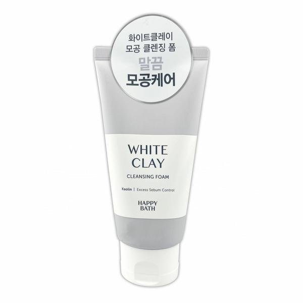 HAPPY BATH White Clay Pore Cleansing Foam 150g O (WCB8EBB)