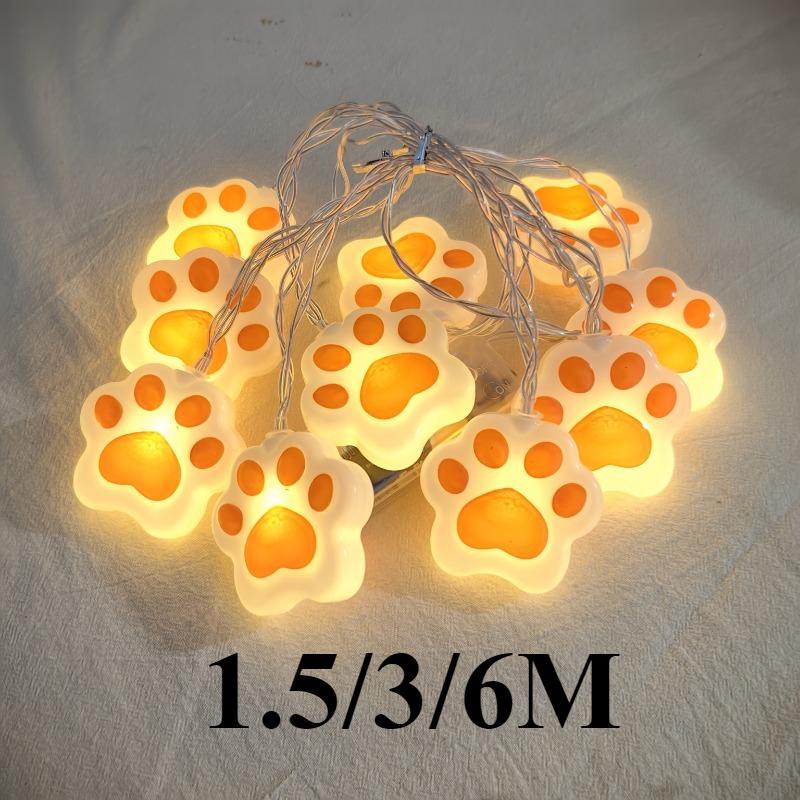 Led Lights String Battery Powered Cartoon Decorative Lights String Bedroom Indoor Ornaments Halloween Xmas Party Home Decoration