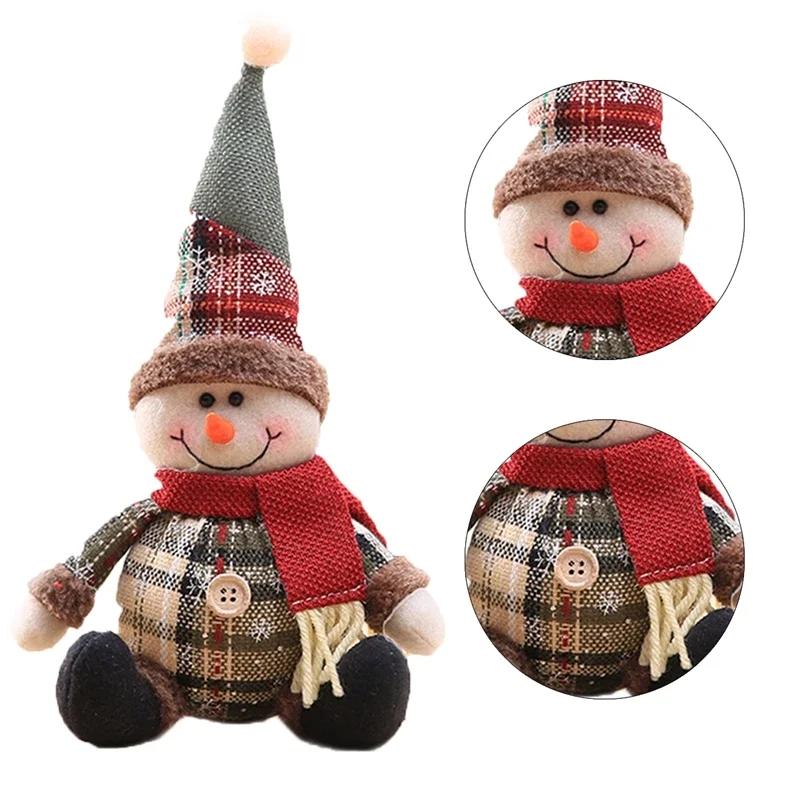 Christmas Santa Doll Merry Christmas Decorations For Home 2025 Table Xmas Ornaments Navidad Natal Noel New Year Decor 2025 Gifts