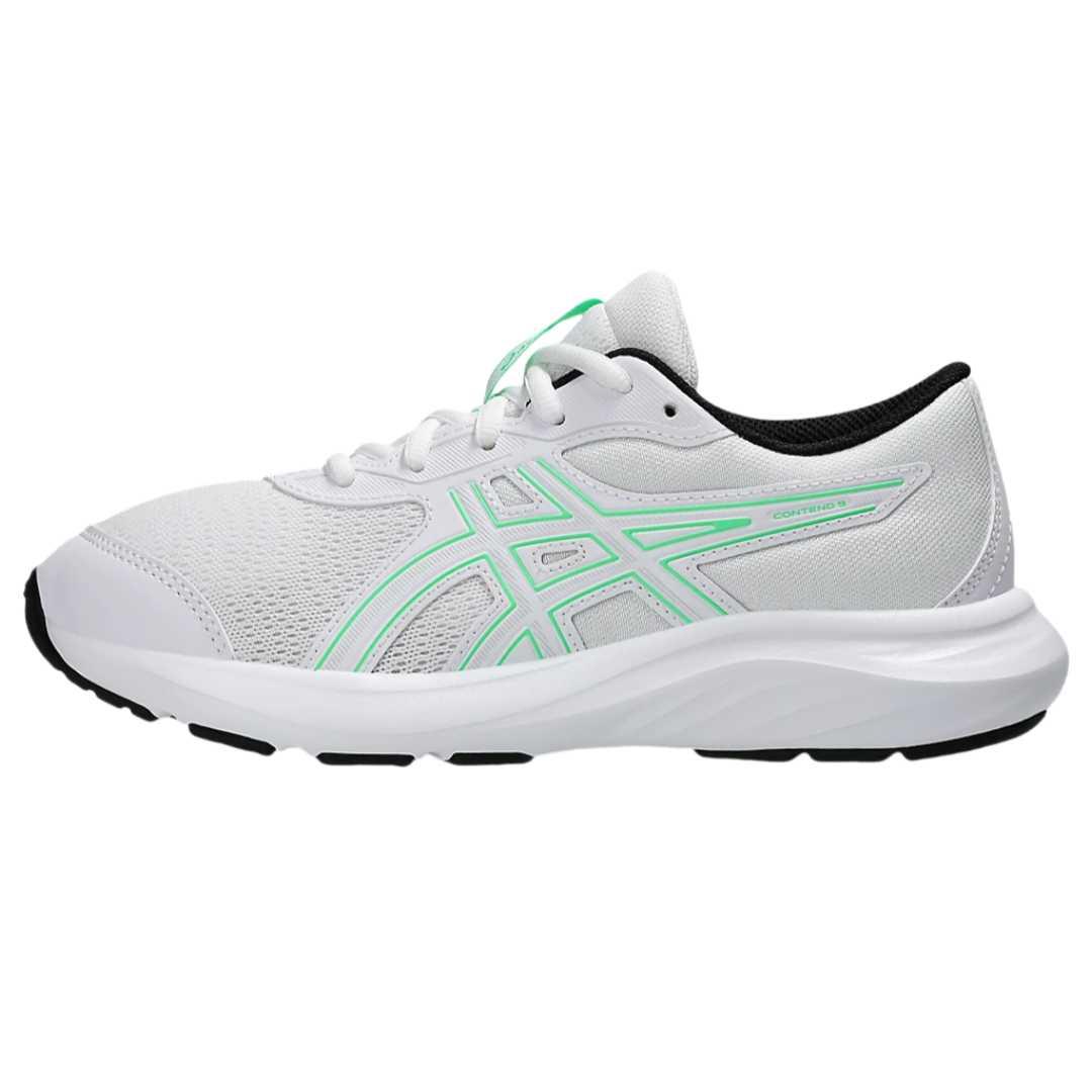 ASICS Contend 9 GS White New Leaf Kids Sneakers 1014A337-102 39.5