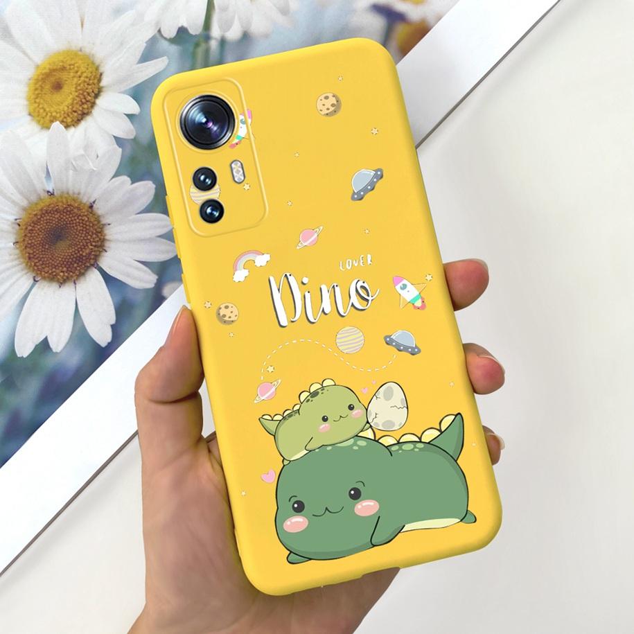 For Xiaomi 12 Case Mi 12X Cover Luxury Flower Cartoon Slim Soft Silicone TPU Back Cover For Xiaomi 12 Pro Funda Mi 12 Ultra Capa