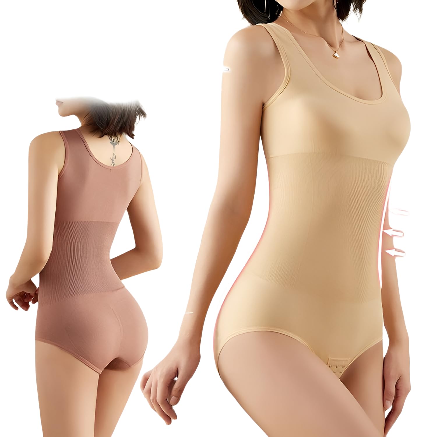 

Veimia Shapewear Plus Hip Stomach Bust Compression Waist Comfortable to Wear Without Feeling Constricting Women s Bodysuit, Size, Shapewear, Girdle, кремовый