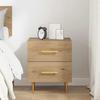 Nightstand Artisan Oak 40 X 35 X 47.5 Cm Engineered Wood