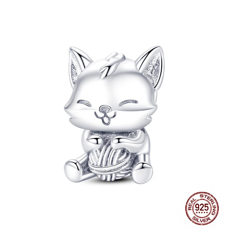 Charms Plata De Ley 925 copper Original Devil's Eye Perfume Bottle Bow Silicone Spacer Beads Women Bracelet DIY Zircon Pendants