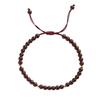 Pulseira Ajustável Trançada com Contas de Hematita de 4mm e Pedra Natural Adequada Para Homens e Mulheres Uso Diário Presente de Feriado Joias