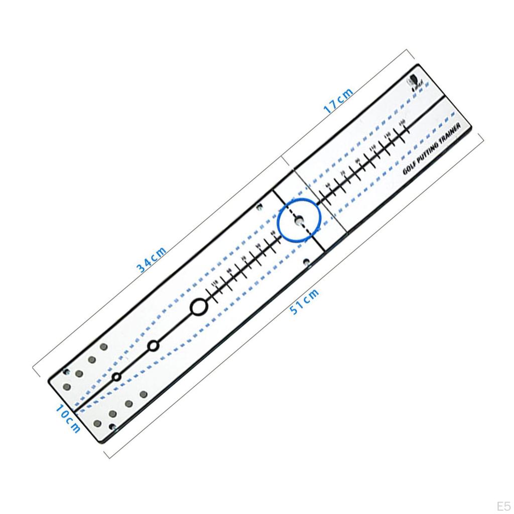 Golf Putting Alignment Mirror Putter Trainer for Indoor Outdoor