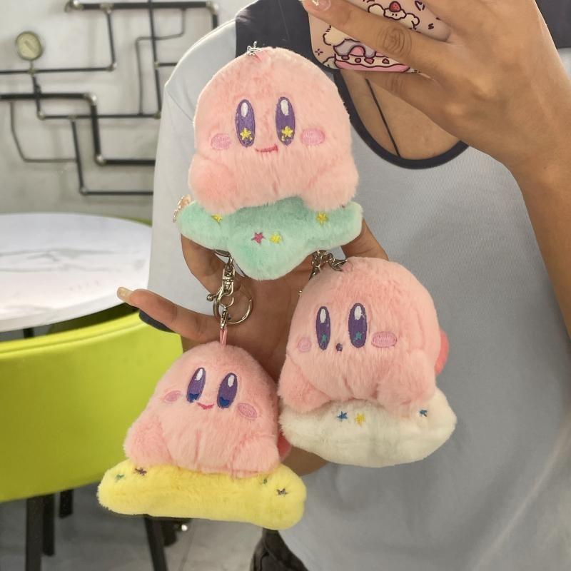 Weicher Plüsch Stern Wolke Schlüsselanhänger Entzückendes Flauschiges Hängeornament für Kinder