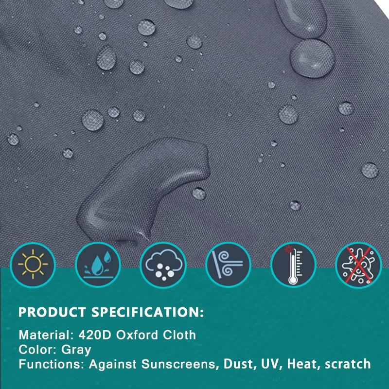 1pc Foldable Bed Cover With Zipper Waterproof Oxford Cloth Moisture Proof Organizer For Home Bedroom Furniture Dust Proof Covers