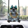 Fun Dog Expression Car Hanging Decoration Multiple Styles Resin Craft Safe Dashboards Decoration Present for Driver