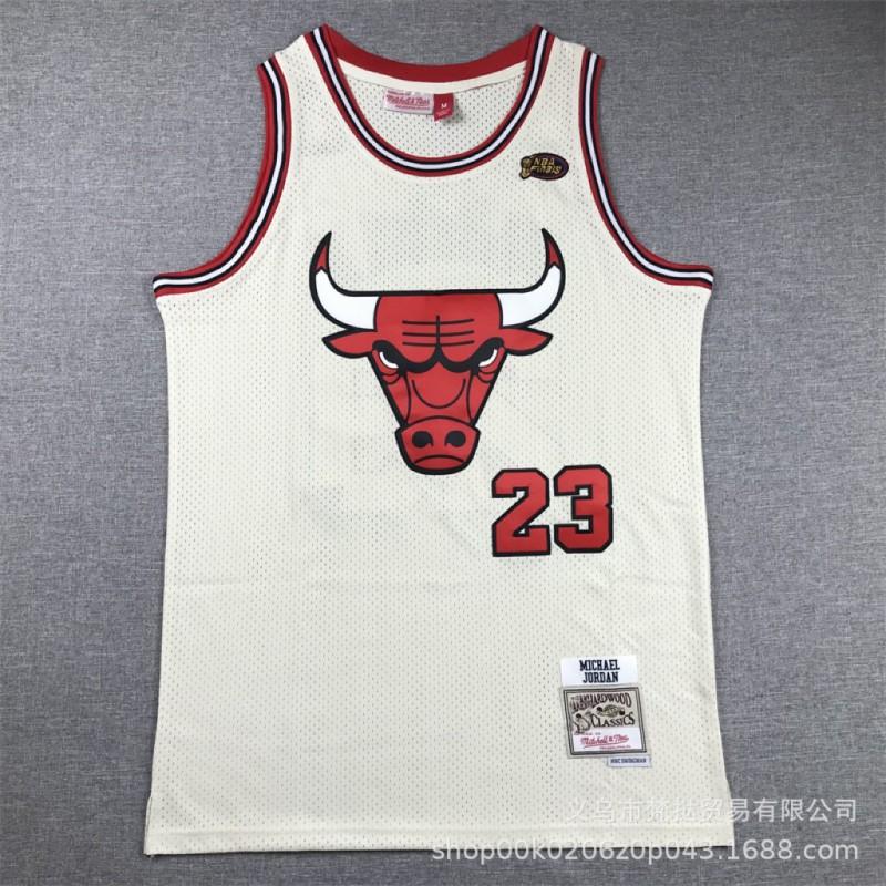 Chicago Bulls Retro Basketball Jersey Pippen 23 Rodman 33 Jordan 91 Embroidered Cotton Unisex V-Neck Sleeveless Sportswear