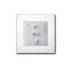 Commande Murale Radio - SOMFY - Smoove - Design Moderne - 80x80 Mm - Fonction My Position Favorite