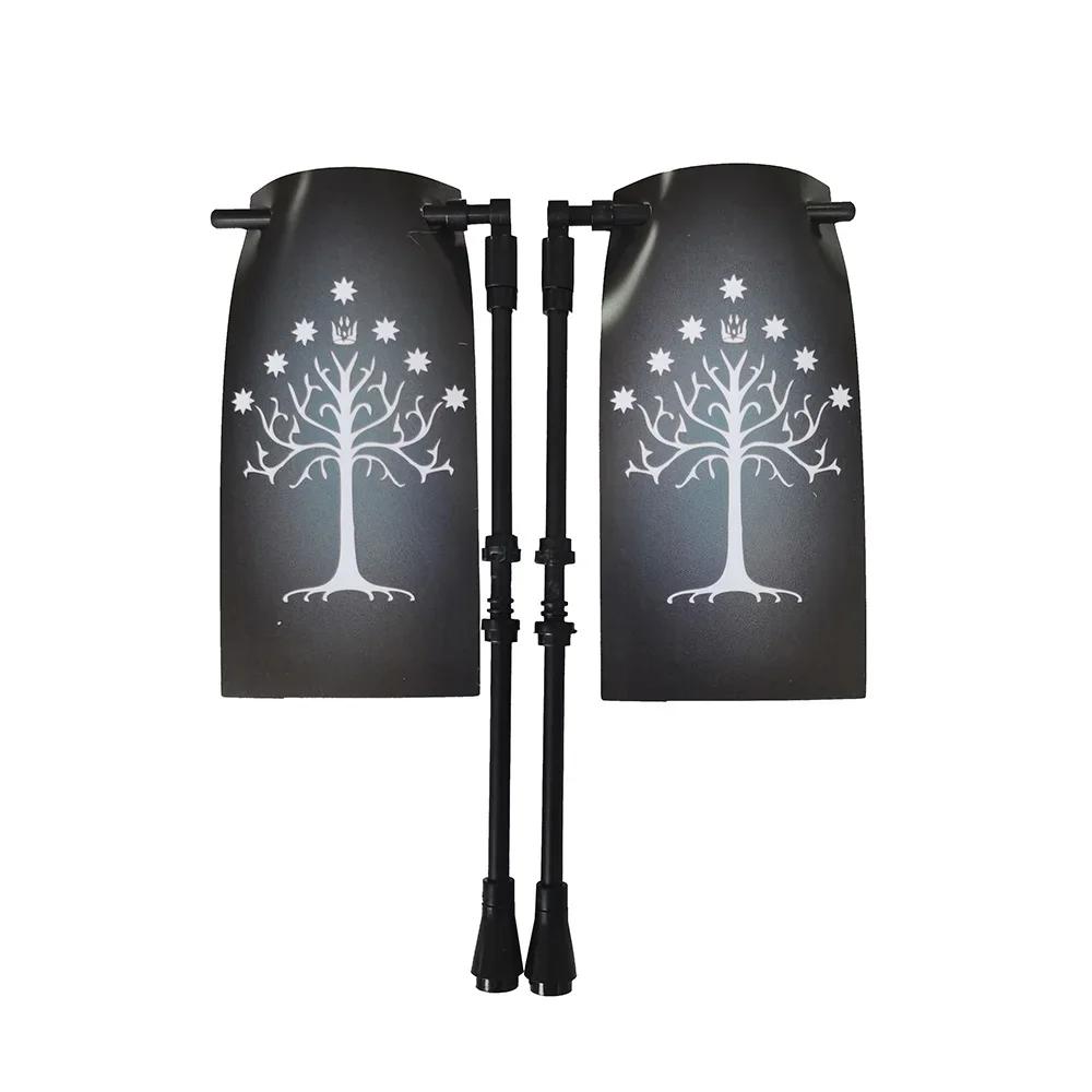 Klocki Budowanie Flag Miasta-Państwa Średniowieczne Postać Wojskowa Flaga Broń Starożytne Święte Cesarstwo Rzymskie Jerozolima Rycerz Świętego Łazarza Legion Zabawka