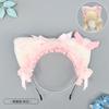 Subculture Diablo Gothic KC headdress Lolita bow headband two-dimensional cat ear headband