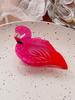 1 Pcs Spring Acetate Flamingo Hair Clip for Women Girls,Cartoon Bird Jaw Clip Sweet Girl Crab Hair Pin Hair Assessory