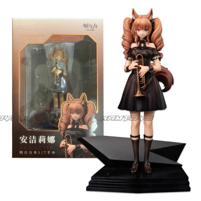 

25 см Arknights Angelina Рисунок Аниме ПВХ Коллекция Модель Кукла Игрушки Подарок