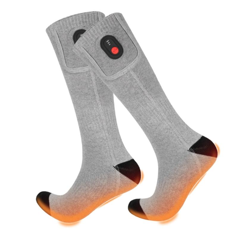 Full Soles Heating Electric Socks Heated Socks 5V 4000mAh Rechargeable Battery Electric Heated Socks for Men and Women