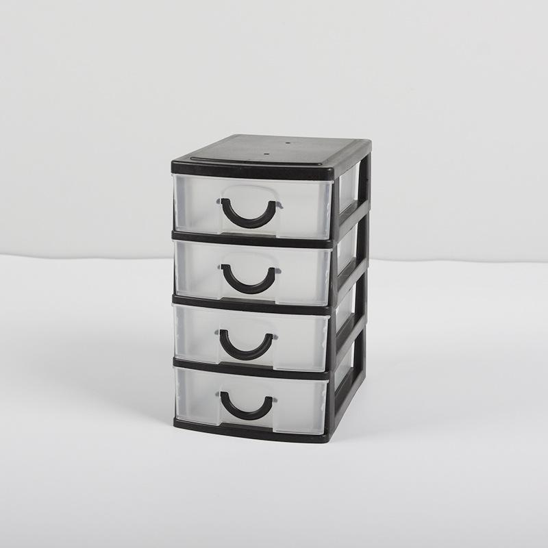 

Jewelry Storage Box with Four Layers, Designed Like a Drawer, Featuring Rhinestone Compartments And a Section for Earrings