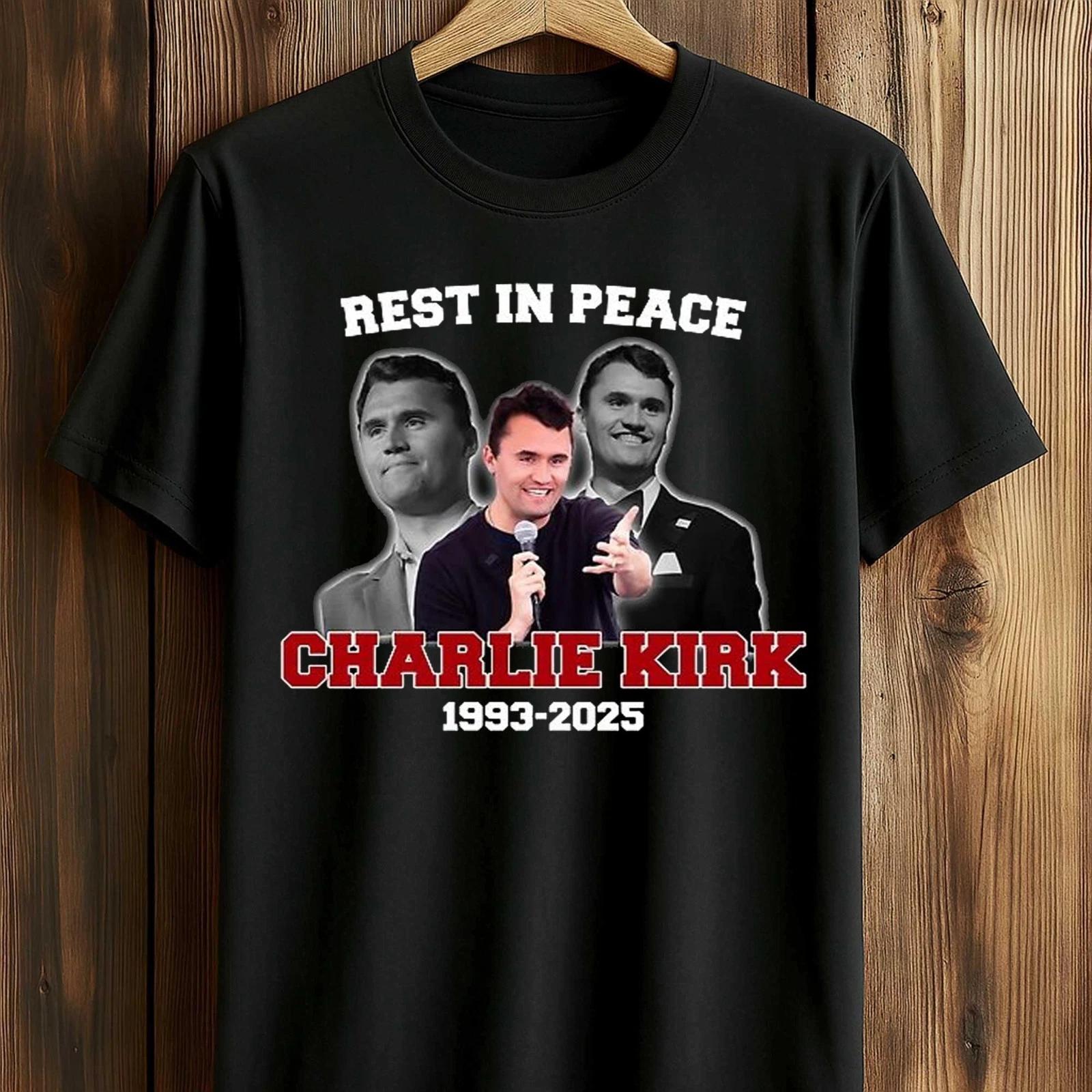 Rest In Peace Charlie Kirk 1993 2025 T-Shirt 3XL