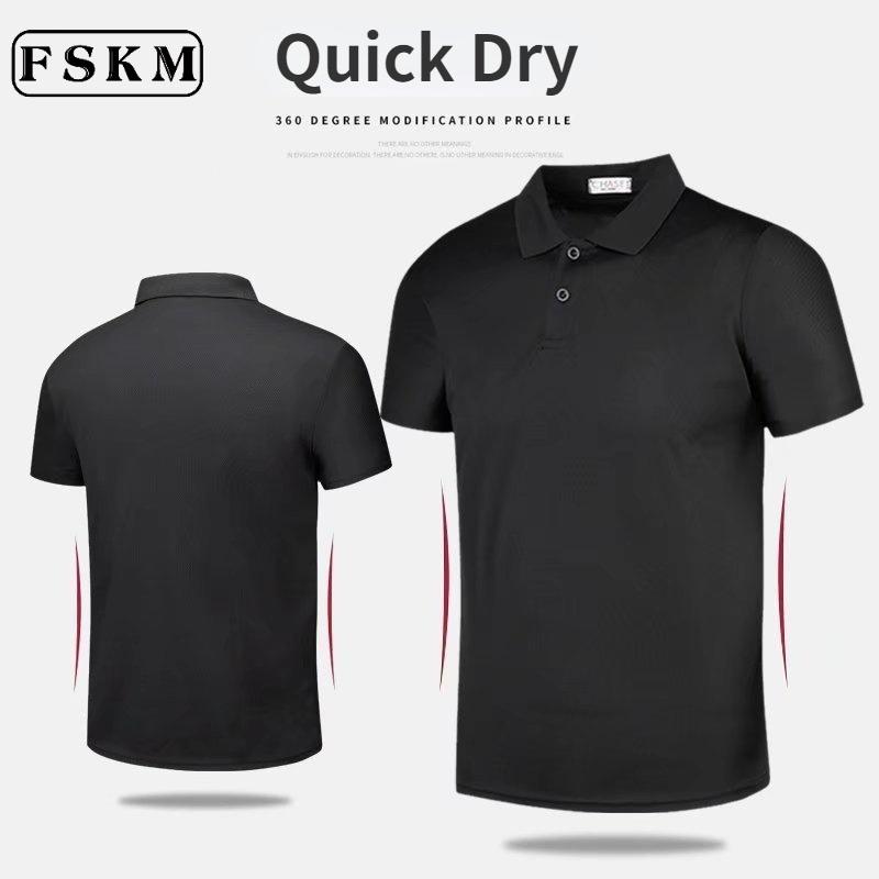

M-5XL быстросохнущие простые рубашки-поло для мужчин, рубашка для гольфа, футболка Kolar, мужская тонкая деловая футболка-поло с воротником из ледяного шелка, мужская футболка