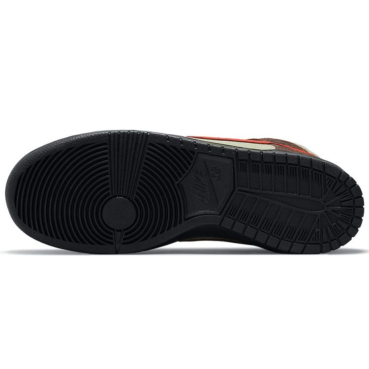 Nike Color Skates X Dunk High SB Kebab and Destroy Unisex Sneakers Tan CZ2205-700