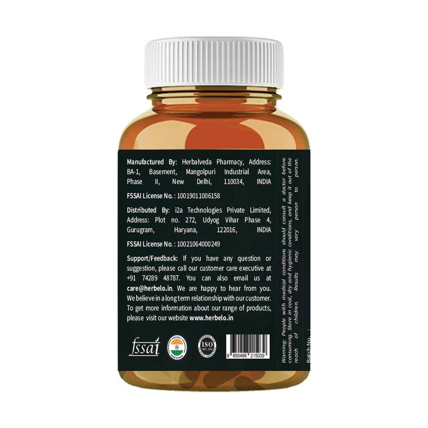 Chardon-Marie (60 gélules, 800 mg), Chardon Marie, Herbelo Organics