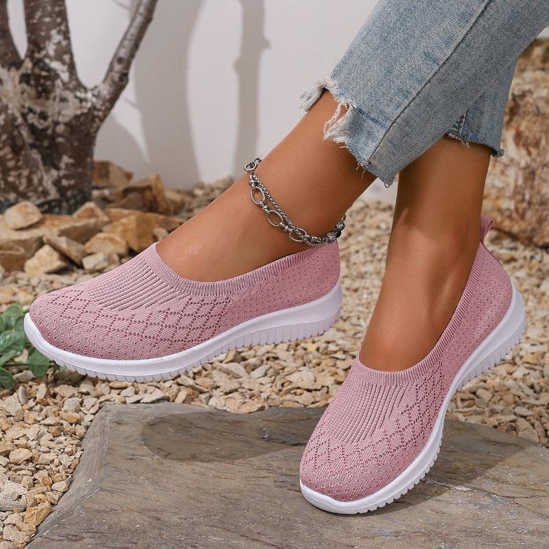 Übergröße 44 Damen Freizeitschuhe Slipper Outdoor Leichte Laufschuhe 2026 Sommer Bequeme Atmungsaktive Mesh-Schuhe