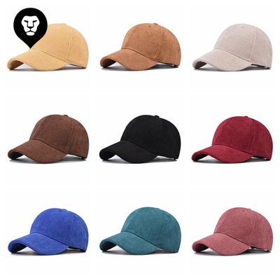 New Thermal Baseball Cap, Corduroy Baseball Cap Korean Version Versatile Plaid Cold-proof Cap