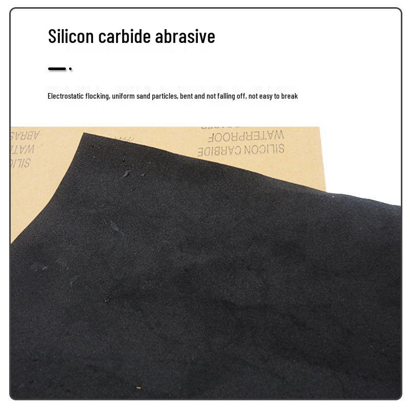 Industrial Waterproof Sandpaper Sheets, 60 to 2000 Grit, for Grinding, Polishing, and Sanding.