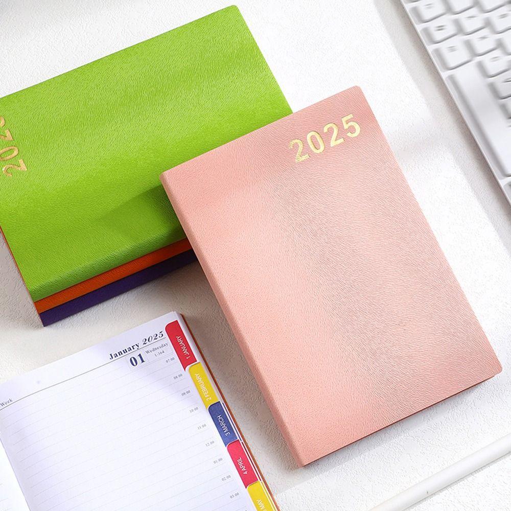 English 2025 Schedule Planner Notepad 12 Months Diary Writing Pads 365 Days Notepad  Stationery