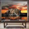 Custom Photo 3D Animal Tiger Leopard Mural Wallpaper Living Room Bedroom Sofa Backdrop Home Decor Poster Wall Painting Fresco