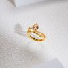 Universe Planet Trajectory Flash Diamond Ring Female Personality Princess Wind Cross Proposal To Give Girlfriend Gift