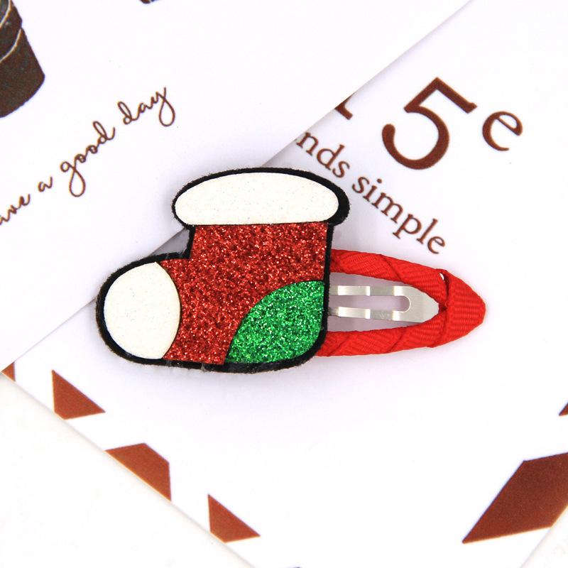 Kid Girl Elk Santa Claus Christmas Tree Hairpins Baby Girl Hair Clips Christmas Hair Fashion Accessories Christmas Hair Clips