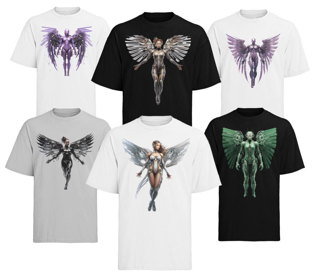 

Cyber Angel Angel Oversized Womens Shirt Gothic Techwear S-XXXL XL