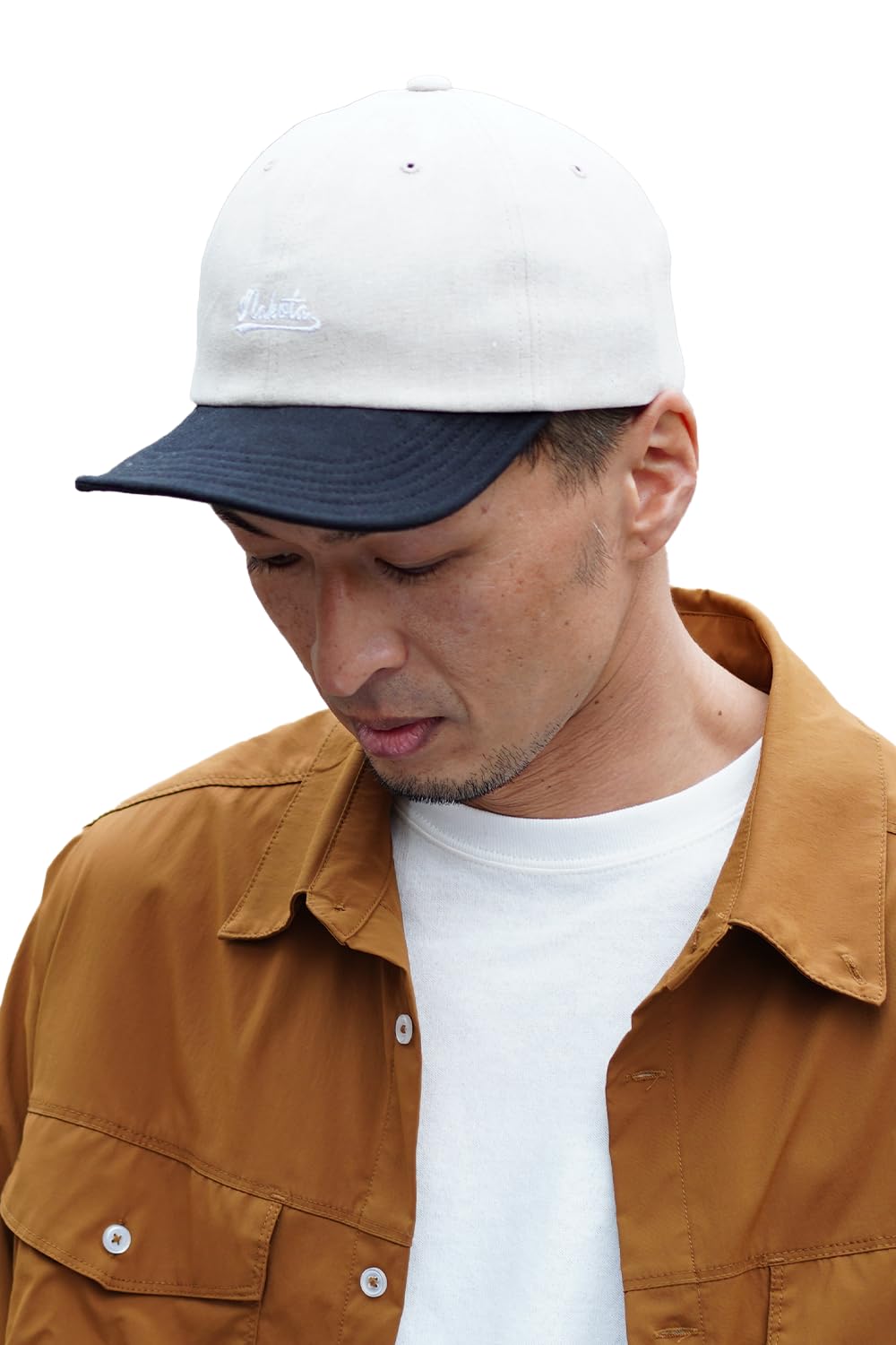 

[NAKOTA] НАТУРАЛЬНАЯ ДВУХЦВЕТНАЯ КЕПКА С ЛОГОТИПОМ, шляпа, кепка, большой размер, большой, для мужчин и женщин, легкая, с коротким козырьком [Свободный размер (окружность головы прибл.