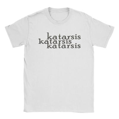 Katarsis Tavo Akys 100 Cotton T Shirt For Men Summer  Vintage T-Shirts O Neck Trending Tees Plus Size Design Clothing