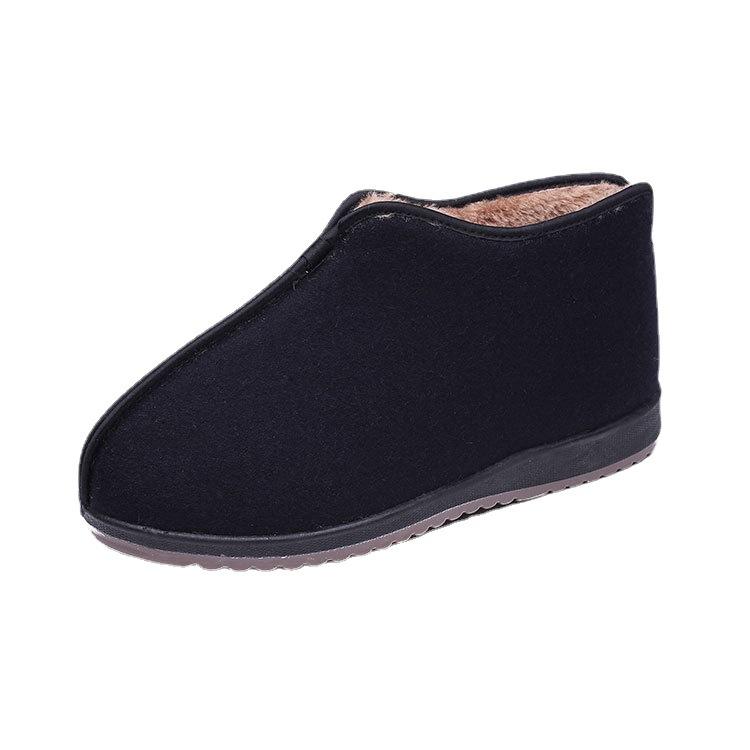 Winter Man Casual Cotton Shoes Warm Plus Velvet Old Beijing Cloth Shoes Men Comfortable Shoes