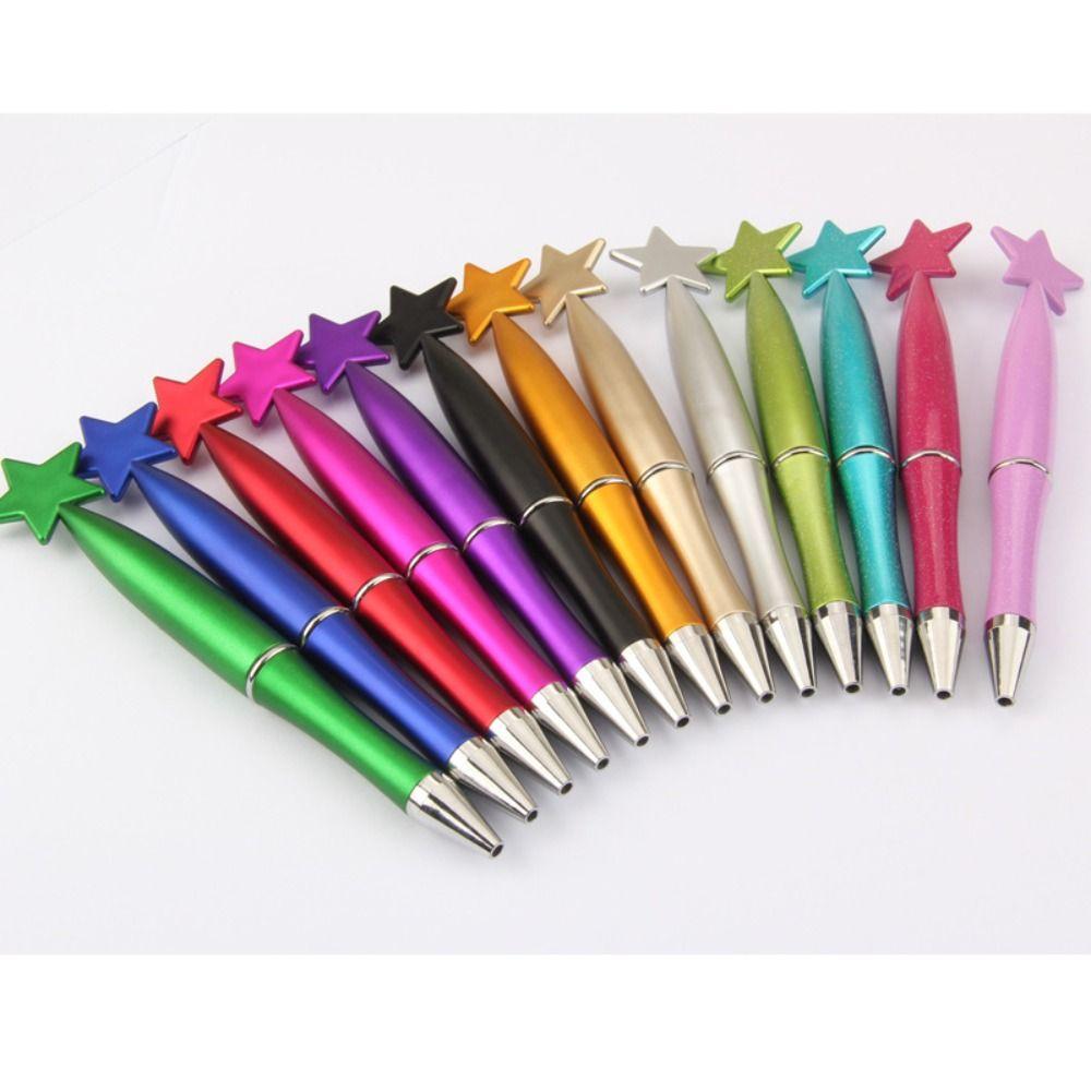 Smooth Star Shaped Pen Creative Gel Ink Rollerball Pens Kawaii Ballpoint Pen  Christmas Gift