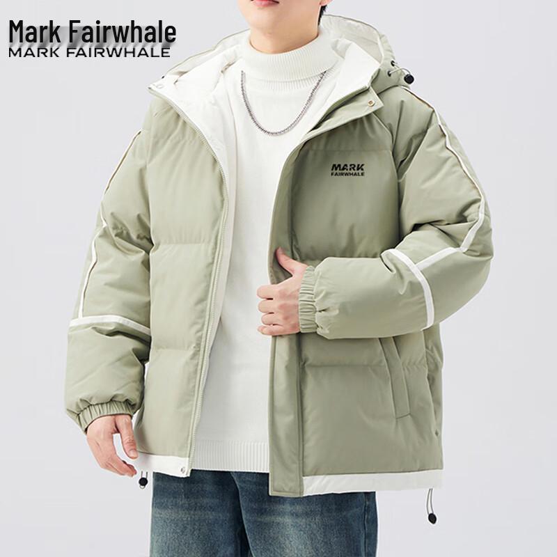 Mark Fairwhale Men's Thickened Hooded Puffer Jacket